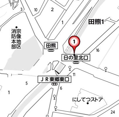 森の庵東郷店 2号店 地図